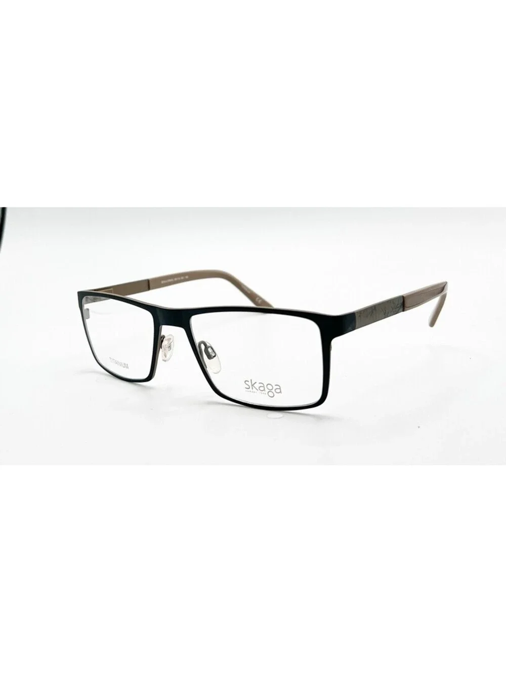 Skaga 2512-U Rikku 501 Black/Brown Authentic Eyeglasses 56-19-145